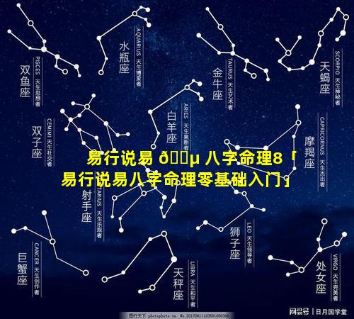 易行说易 🌵 八字命理8「易行说易八字命理零基础入门」